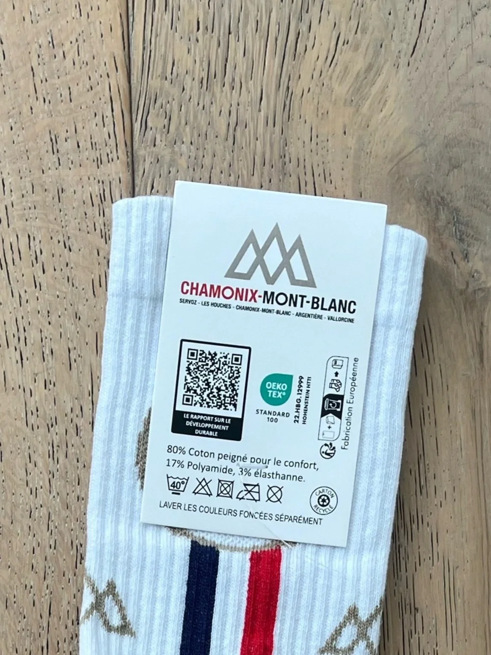 CHAMONIX-MONT-BLANC Socks One Size Ski